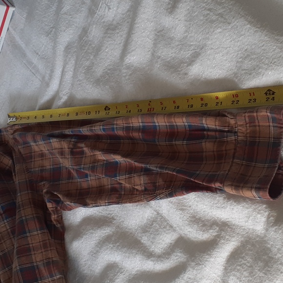 Massimo Dutti Tessuto Italiano mens L long sleeve button down plaid shirt - Picture 10 of 11